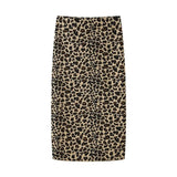 Summer Animal Print Knitted Blouse 5584202 Half Skirt
