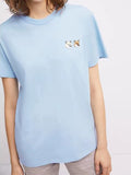 Women Fox Print Graphic Tees Summer O Neck Short SleeveCotton Logo T-Shirt Simple Casual Good Quality Tops