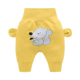 Cute Pants Boys Girl Cartoon High Waist Protection Belly Children Toddler Spring Autumn Winter Newborn Warm Velvet