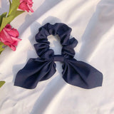 Women Rabbit Ear Hair Scrunchie Vintage Knot Elastic Hair Band Girl Ponytail Holder Hair Ring Rope Fashion Hair