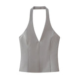 New Spring Style Solid Color Slim Collar Blouse
