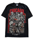 Men's T-Shirt Pure Cotton Street Clothing Animation Leisure Oversized Basketball Printed Short-Sleeved Shirt