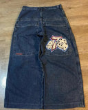 Men's Jeans Y2K Bag Vintage High-Quality Pattern Hip-Hop Street Leisure Men Harajuku Wide