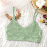 Seamless Women Bra Tank Tops Underwear Women Adjustable Shoulder Strap Wire Free Bralette Female Lingerie Brassiere