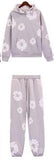 Tide Brand Foam Print Loose Sweater Y2K Hip Hop Street Suit For Men And