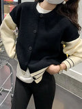 Zingj Style Lazy Knitted Sweater Women's Autumn New Loose Casual Sweater Cardigan