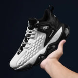 Sneakers Outdoor Breathable Running Shoes High Quality Walking Cushioning Chunky Shoes Comfortable No-slip Jogging