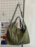 Vintage Wash Large Shoulder Bag- Outfit