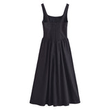 Spring Sweetness French Waist-Length Cotton And Linen Sleeveless