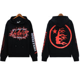 High Street Ins Minority Retro Print Letters Loose Hooded Sweaters For Men And Women In Autumn And