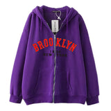 Style Lazy Cardigan Hoodie 2024 Spring And Autumn Oversize Zipper Jacket Couple