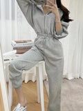 Women Fleece Hoodie Sweatshirts Autumn Winter Fashion 2022 Pullovers Warm