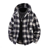 And Winter Wearing Black Ash Splicing Colliding College Style Cardigan Sweater Over The Couple Niche Oversize Knitwear