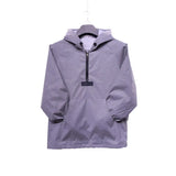 Highlight Hooded Jacket Half Zipper Full Reflective Jacket Jumper-Outfit