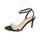 Fine Heel Shoes 2025 New Summer Sister Fried Street With Skirts With Toes With Sandals Female Thin