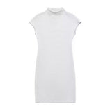 New Stretch Slim Sleeveless Knitted Short Dress