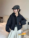 Charge Suit Short Coat Female Spring And Autumn New 2024 Hot Style Korean Version Casual Popular Hooded Jacket Good-Looking Jacket-Outfit