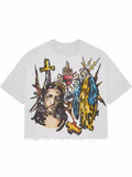 Y2K T-Shirt, Men's Wear, Women's Wear, Vintage Hip-Hop Graffiti, Graphics Printing Street Clothes, Oversized