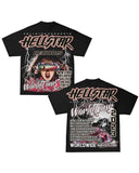 Pattern Retro Style Original Gothic Hip Hop Animation Printing Oversized T-Shirt Loose Casual Short Sleeves For Men And