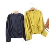 Summer Casual Lazy Wind Relaxing V-Collar Long-Sleeved