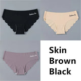Seamless Panties Ladies Thong Plus Size Women Sexy G String Low Waist Panty Solid Ice Silk Intimates Underwear M-XL