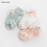 Pairs/lot 0 to 24M Spring Summer Baby Socks Solid Color Infant Baby Floor Socks Soft Cotton Anti-slip Boat Socks For