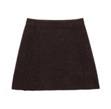 Buckle Knitted Jacket Stew Half Skirt In Autumn And