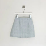 Women Summer Two 2 Piece Set Korean Style Elegant Single Breasted Tassle Short Sleeve Tops And High Waist Bodycon Mini