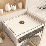Zingj Automatic Drum Washing Machine Dust Leather Cover Microwave Oven Refrigerator Waterproof Cover Bedside Table Cover Towel- Outfit