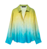 New Tie-Dye Printed Shirt 8339211 Casual Pants