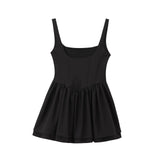 New Belly-Style Sleeveless Sling Short Dress