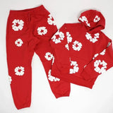 Tide Brand Foam Print Loose Sweater Y2K Hip Hop Street Suit For Men And