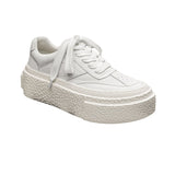 Zingj Leisure Small White Shoes Advanced Design Sense Men's Small Platform Increased Single Shoes Spring And Autumn
