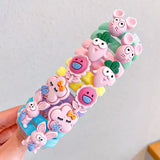 New Girls Cute Cartoon Nylon Elastic Hair Bands Children Ponytail Holder Rubber Bands Scrunchie Kids Hair
