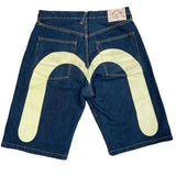 Shorts Y2K Pants Harajuku Hip-Hop Printed Baggy Denim Shorts Summer
