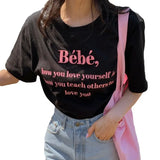 Zingj Korean Chic Summer New Embroidery Stereo Letter Casual Simple Age Reduction Round Collar Short Sleeve Versatile