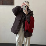 Advanced Sense Of Long 90 White Duck Down Down Jacket Female 2024 New Draw Rope Waist Show Thin Small Coat Tide-Outfit