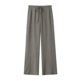 New Textured Loose Casual Multicolor Trousers