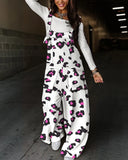 Zingj New Fall Print Waist Strap Enders Trousers
