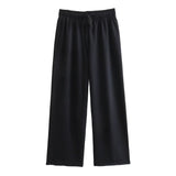 New Flannelette Sweater 8417801 Elastic Waist Trousers