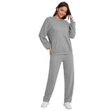 Zingj Casual Suit Women's Pajamas Wffgy Long Sleeves Two-Piece Home