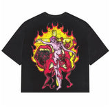 Y2K T-Shirt, Men's Wear, Women's Wear, Vintage Hip-Hop Graffiti, Graphics Printing Street Clothes, Oversized
