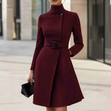 Elegant Autumn And Winter Long Sleeve Elegant Casual Dress