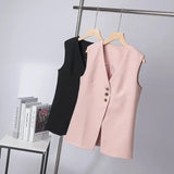 New V-Collar Single-Breasted Two-Color Suit
