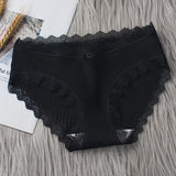 Cotton Panties Women Comfortable Underwears Sexy Middle-Waisted Underpants Female Lingerie Big Size Ladies