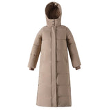 Down Cotton Jacket Female 2024 New Winter Korean Version Long To The Ankle Student Bf Loose Bread Jacket Cotton Coat-Outfit