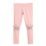 Leggings 100% Cotton Boy's Trousers Fille Kids Pants Girls Pants Skinny Print Cartoon Pattern Children Leggings