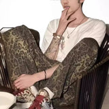 Leopard Print Jeans Women's Fashion Brand Trousers Loose Straight Casual Trousers Popular Style In Early