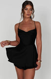 Women's Short Style Xia Xin Style Bare Back Sexy Fashion Satin Satin