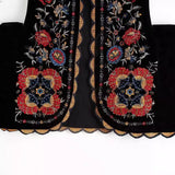 And Winter New Embroidered Velvet Fashion Cardigan